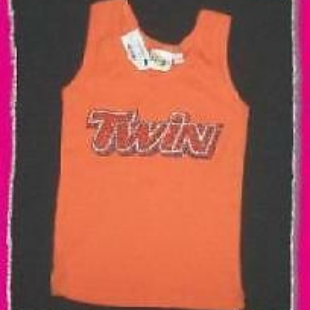 Lemon Twin  rhinestone Tank Top